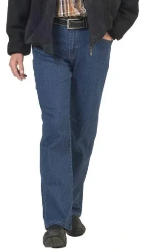 5 Pocket Stretch Jeans, Farbe blau, Gr. 52