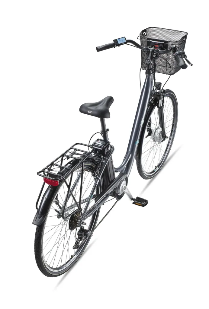Unisex Alu-City E-Bike, 28 Zoll, 7-Gang Kettenschaltung, anthrazit, Multitalent RC822