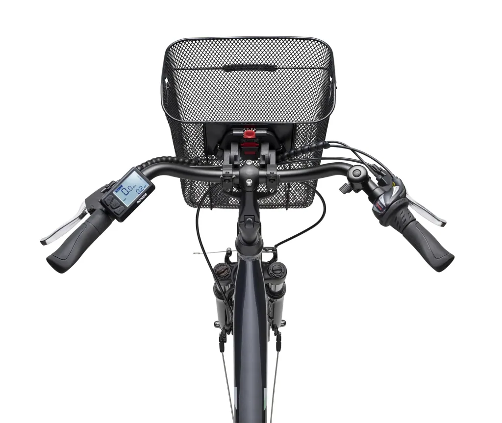 Unisex Alu-City E-Bike, 28 Zoll, 7-Gang Kettenschaltung, anthrazit, Multitalent RC822