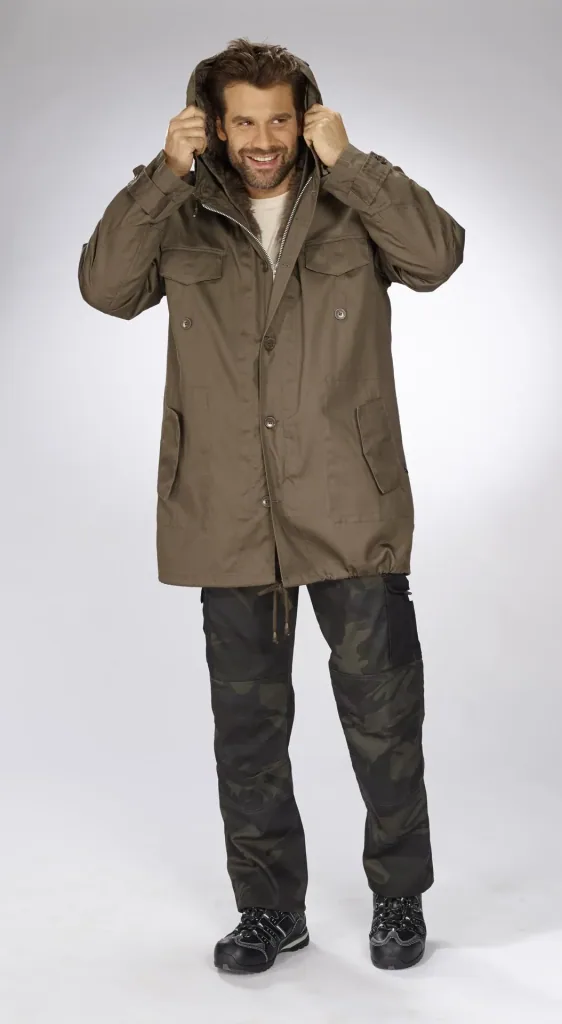 Parka, Farbe steingrau, Gr.L