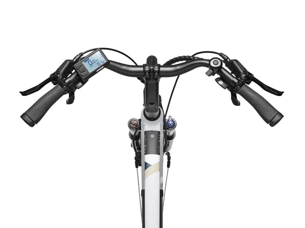 Herren Alu Trekking E-Bike, 28 Zoll, Rahmenhöhe 50 cm, 24-Gang Kettenschaltung, kreide, XC941 Expedition