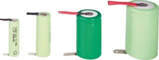NiMH Akku SUB-C mit 4500mAh und Z-Lötfahne im Kunststoffmantel