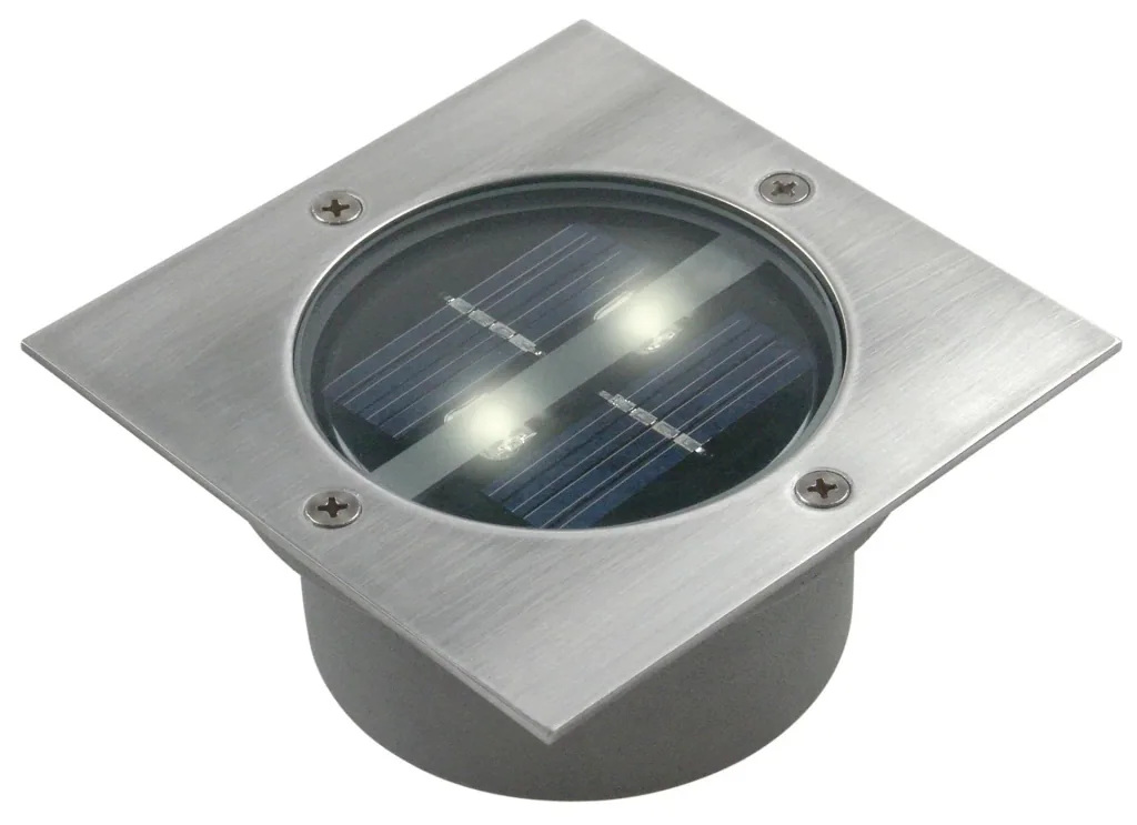 Solar LED Bodeneinbaustrahler "Lugo" - Eckig