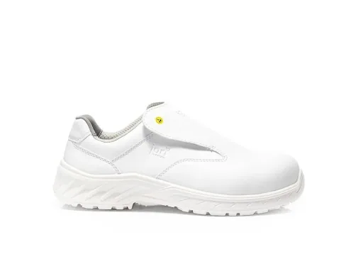 Sicherheitshalbschuh jo_CLEAN Slipper white Low ESD S3 Gr. 44