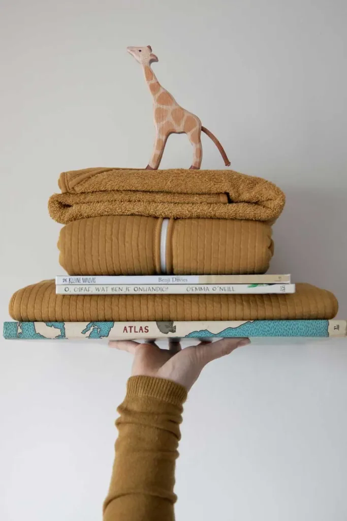 Little Dutch Winter Schlafsack uni ocker "Pure Ochre", Größe: 90 cm