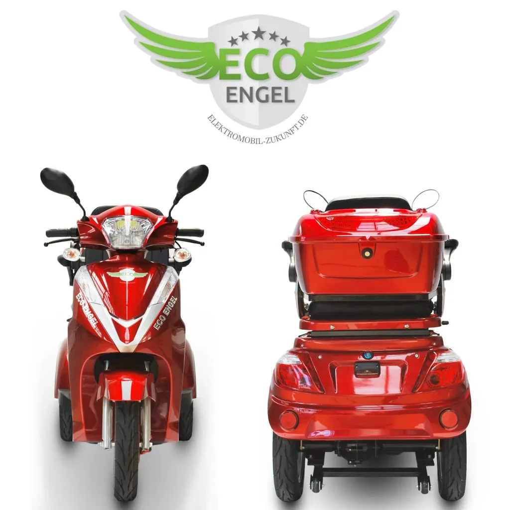 Elektromobil 503 Rot 2 Sitzer, 25 km/h mit 30 Ah Lithium Akku