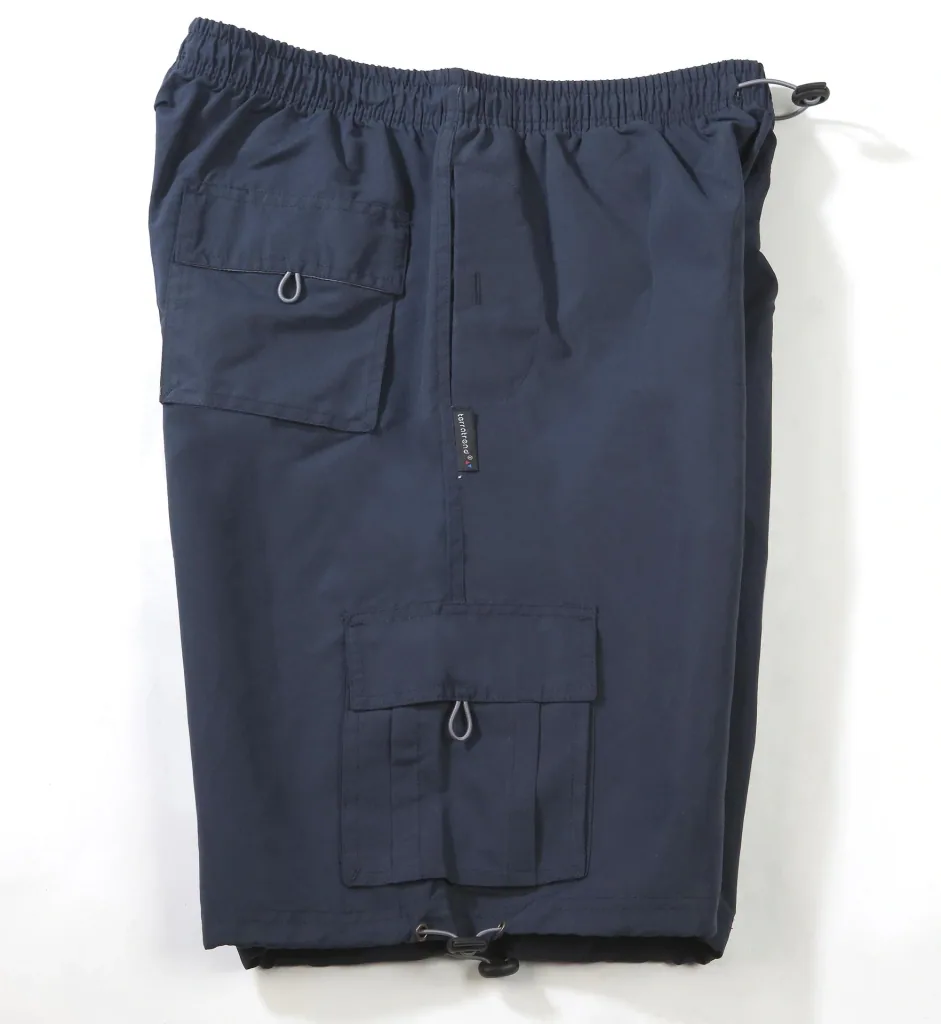 Herren Shorts mit Gummizug, Farbe marine, Gr. XL