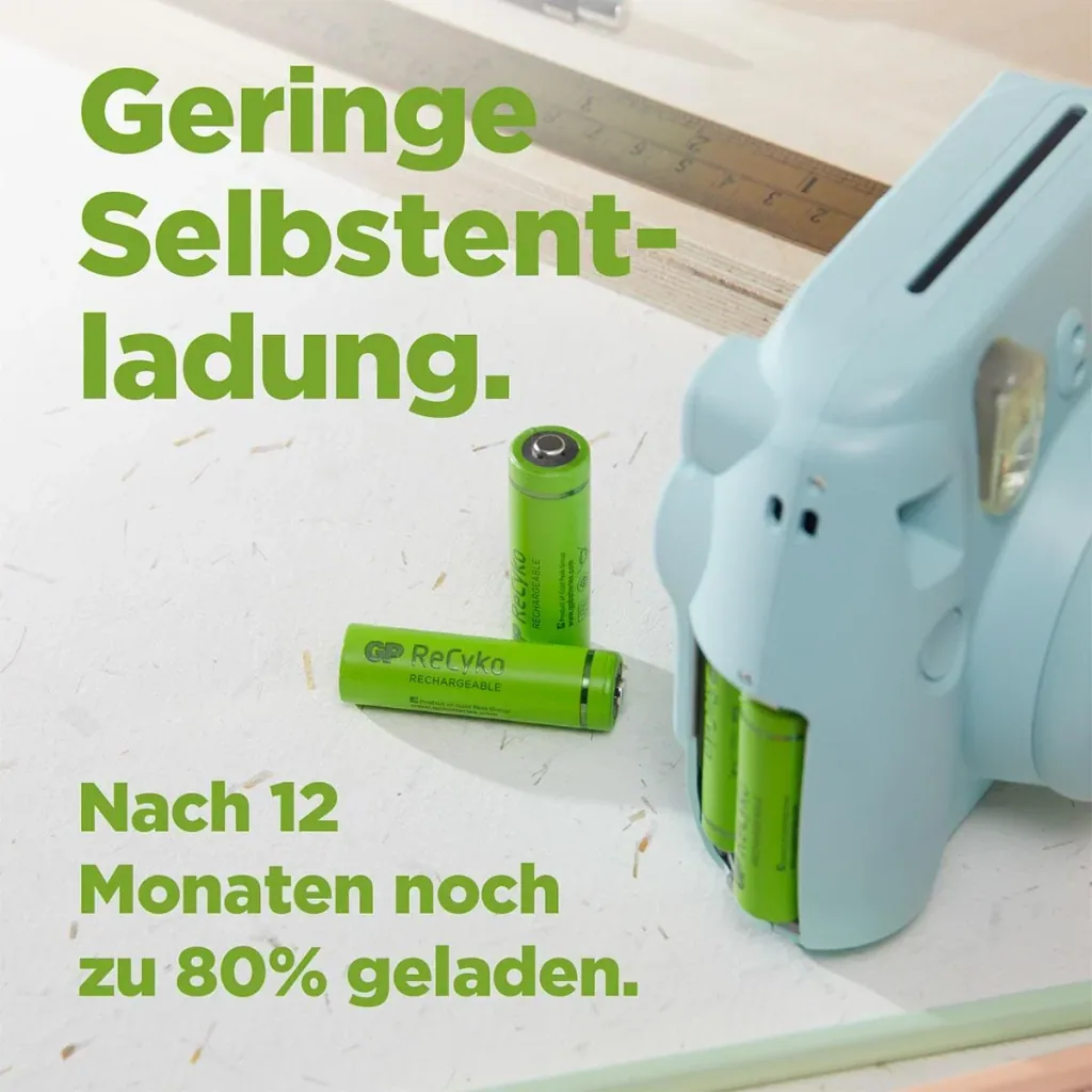 ReCyko Micro (AAA) NiMH Akkus mit 850 mAh, 1,2V - 2 Stück
