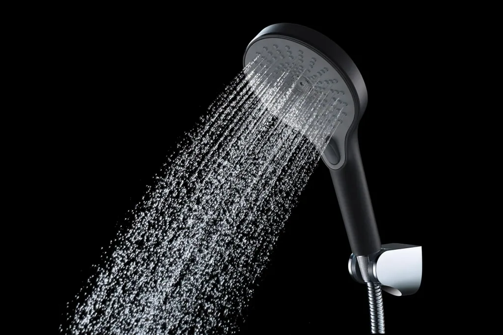 Duschkopf Ultimate Shower Schwarz/Grau, Ø 13 cm
