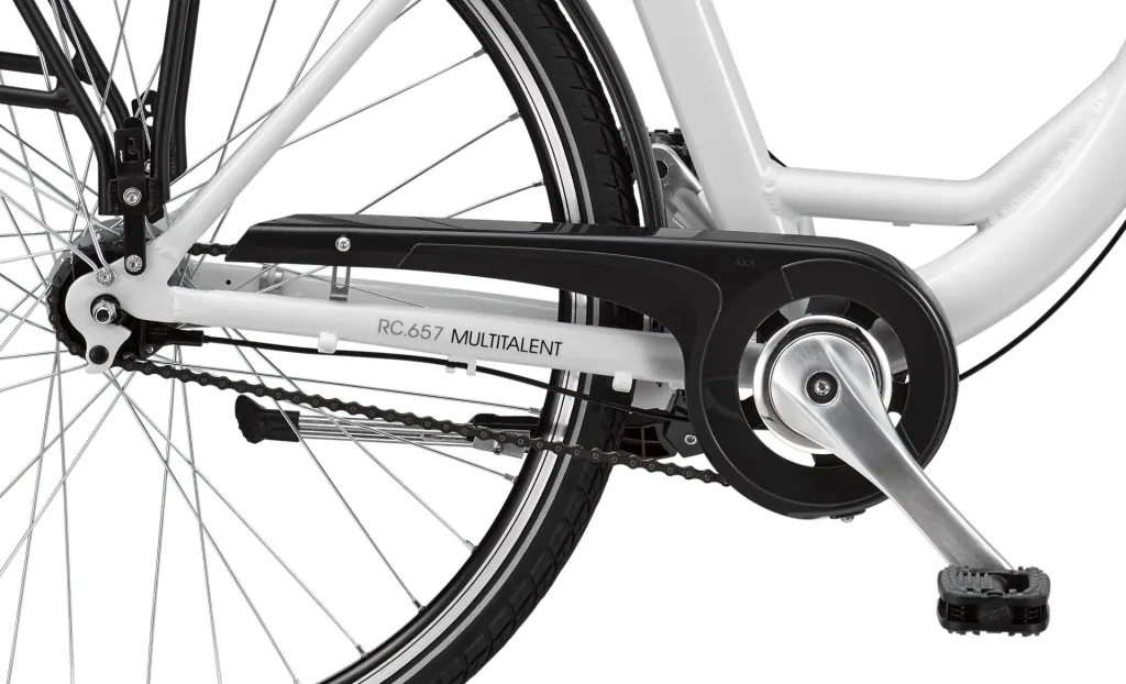 Unisex E-Bike City, 28 Zoll, Rahmenhöhe 49 cm, 7-Gang Nabenschaltung, weiß, RC657 Multitalent
