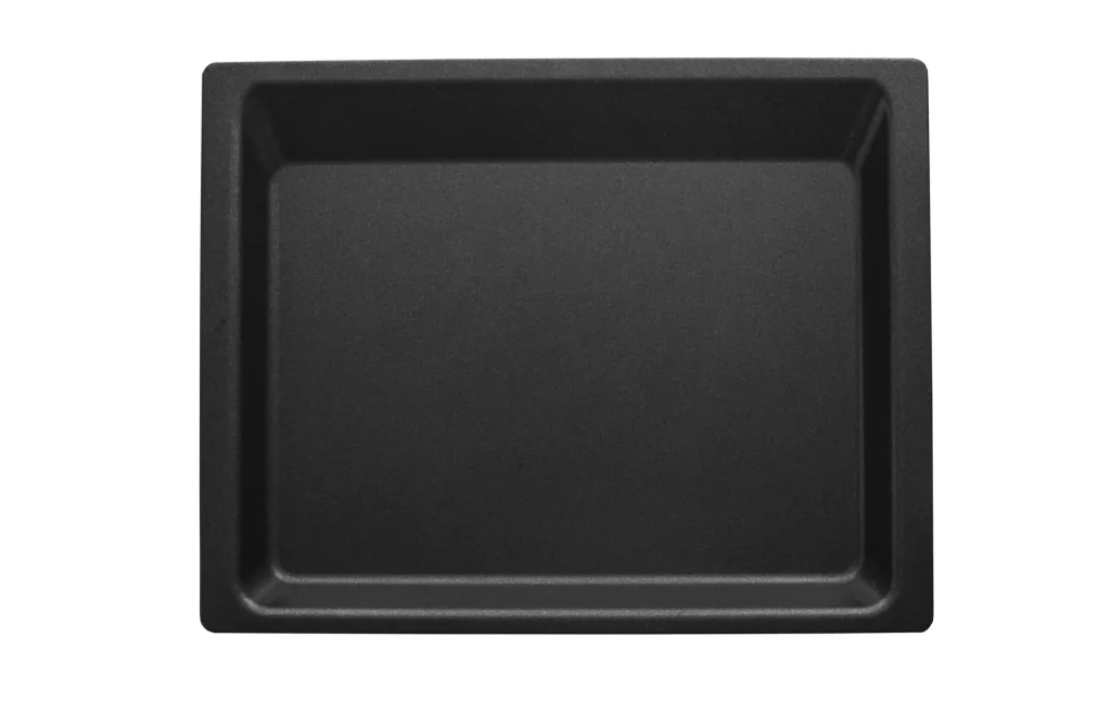 Ofen- und Backplatte, Backblech, tief, 465 x 370 x 30 mm
