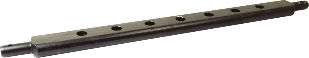 Ackerschiene Kat 2, 7 Löcher, 975 mm, Ø 32 mm, 44 x 89 mm