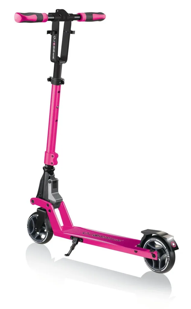 ONE K 165 DELUXE Tretroller, 165 mm, ABEC 7, höhenverstellbar, Handbremse, Klappmechanismus, schwarz