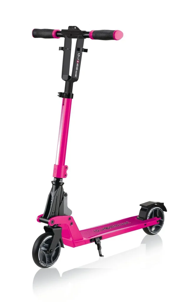 ONE K 165 DELUXE Tretroller, 165 mm, ABEC 7, höhenverstellbar, Handbremse, Klappmechanismus, schwarz