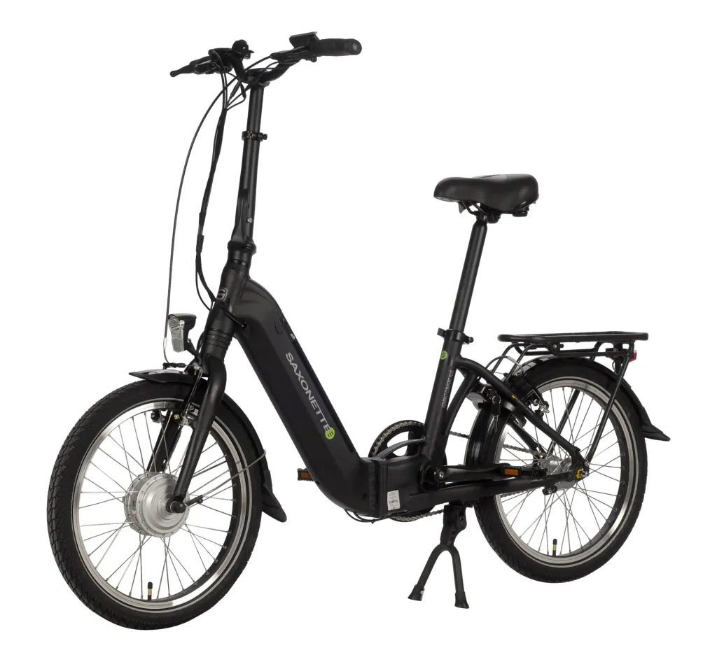 Unisex E-Faltrad, 20 Zoll, Rahmenhöhe 33 cm,3 Gang Nabenschaltung, Schwarz, Sylt