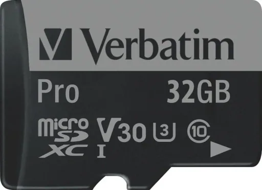 32 GB microSDHC Speicherkarte mit SD Karten-Adapter, U3, UHS-I