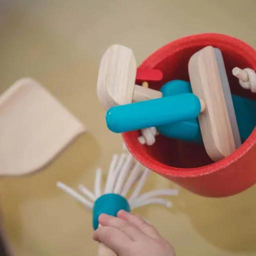 Plan Toys Spielzeug Hausputz-Set Holz