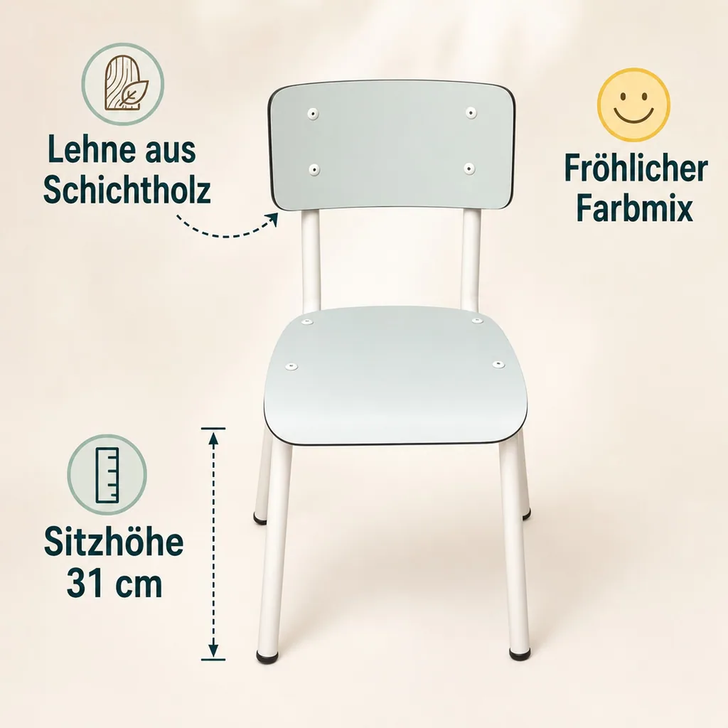 Gambettes Kinderstuhl "Little Suzie" mint