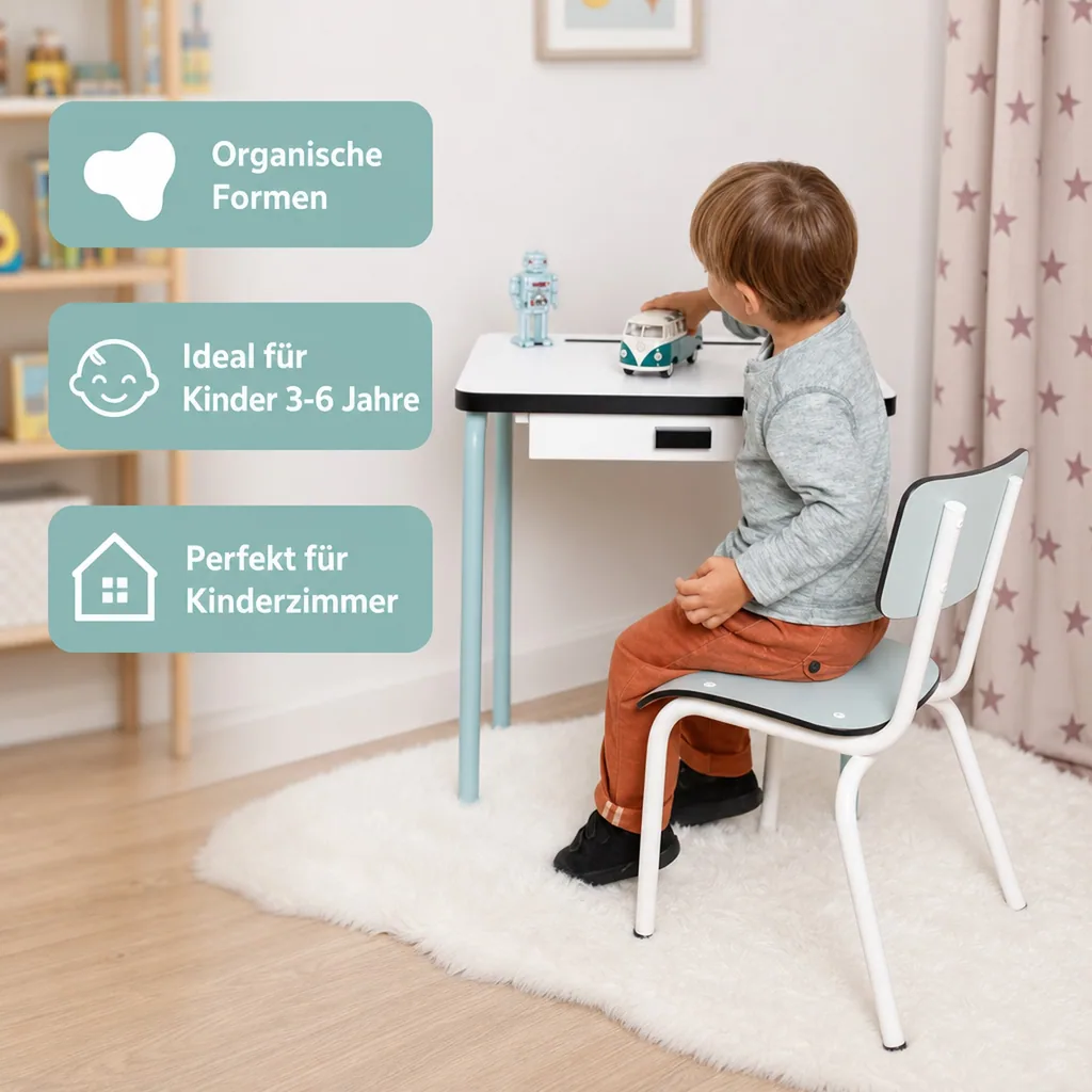 Gambettes Kinderstuhl "Little Suzie" mint
