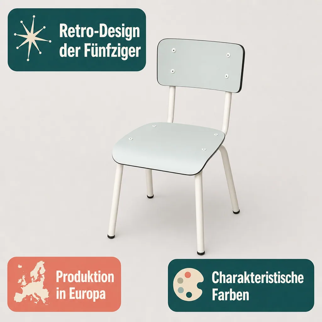 Gambettes Kinderstuhl "Little Suzie" mint