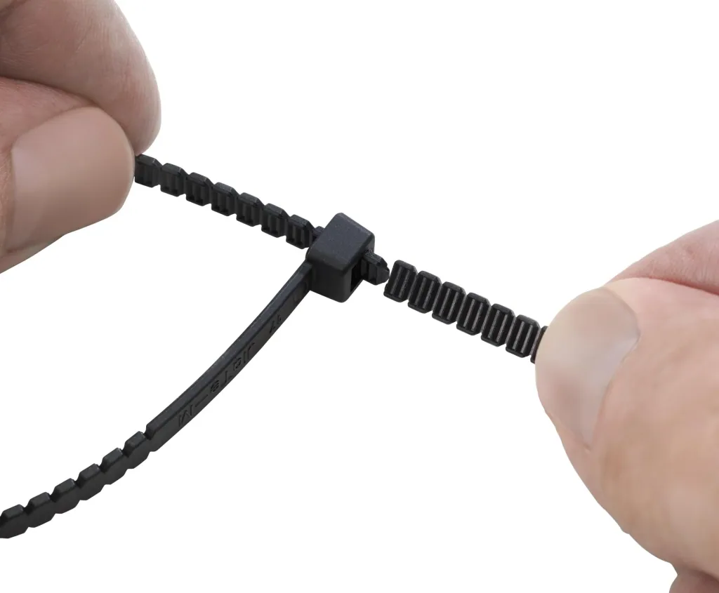 Kabelbinder zum Abdrehen "Twist Cable Ties", Schwarz UV 360 x 8,0 mm
