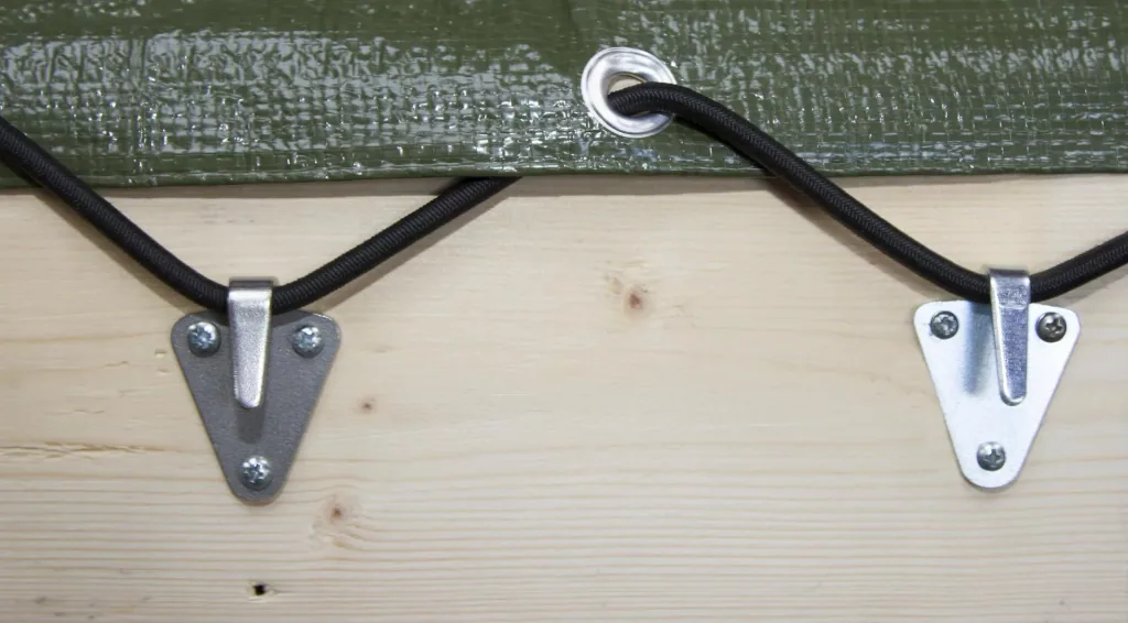 Hakenplatte 50 x 40 mm, 6 Stück