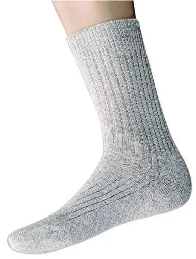 Norweger Socke, 3er Pack, grau, Größe 39/42