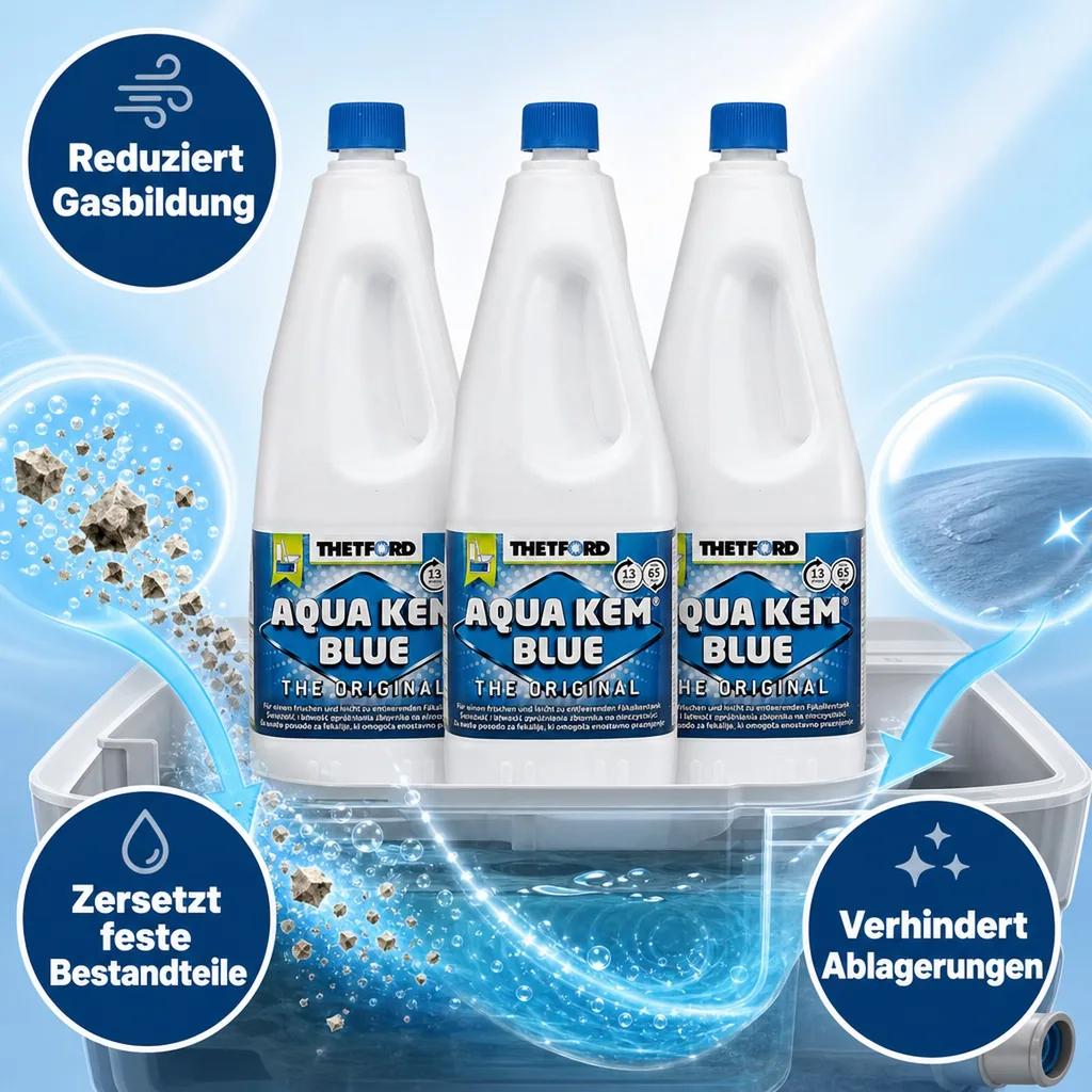 THETFORD Aqua Kem Blue 3 x 2 Liter
