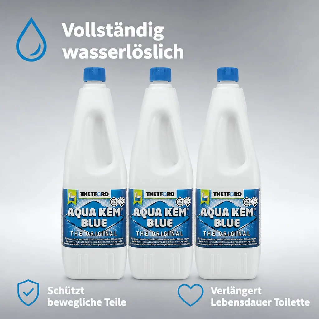 THETFORD Aqua Kem Blue 3 x 2 Liter