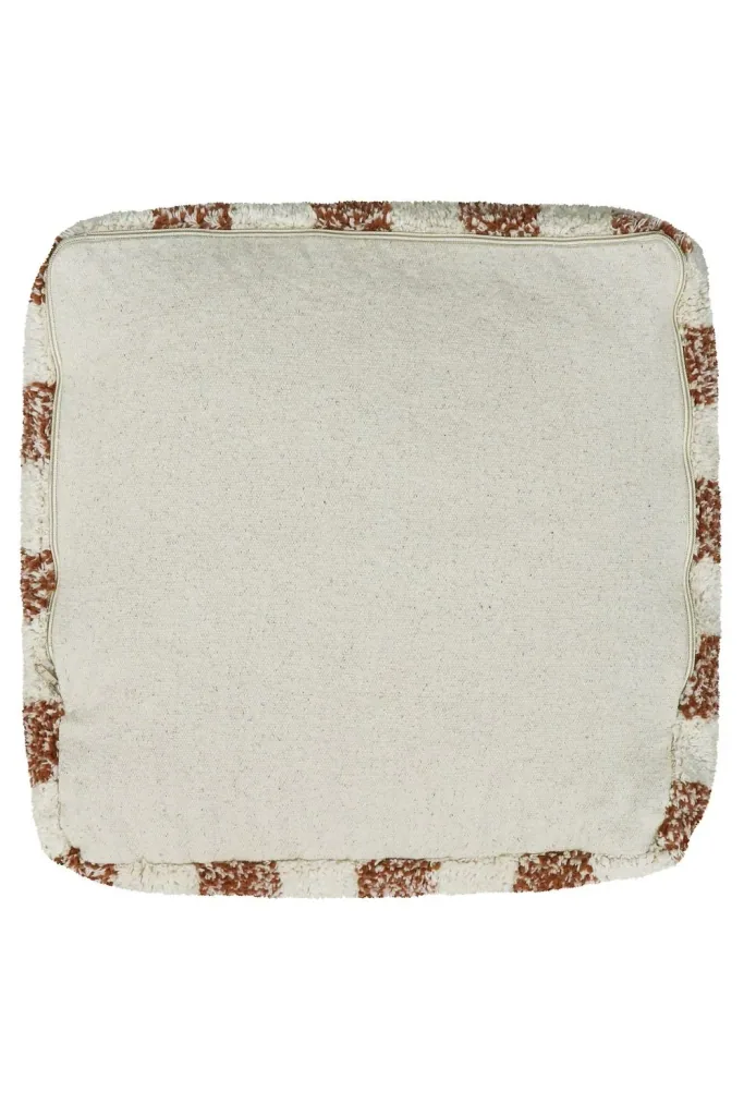 Lorena Canals Pouf, Sitzpouf - Vichy, Farbe: Toffee