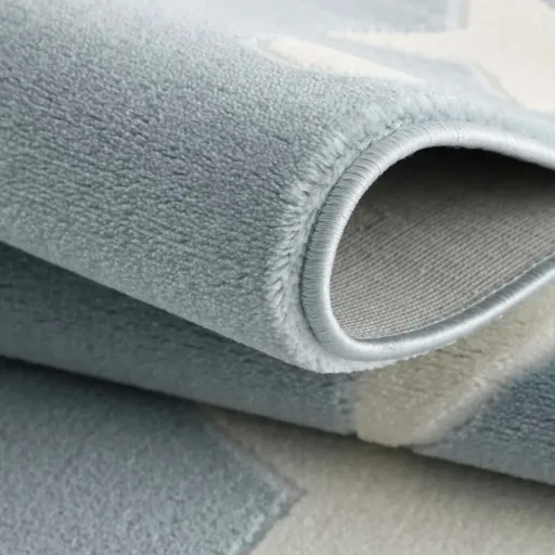 Livone Teppich Estrella Stern & Konfetti blau, Teppichgrösse: 160 x 230 cm