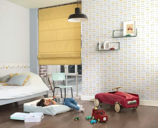 Casadeco Bordüre Happy Dreams Autos blau