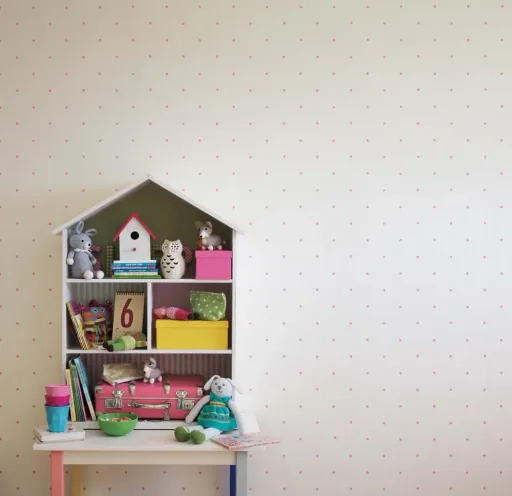 Little Sanderson Abracazoo Tapete Punkte pink