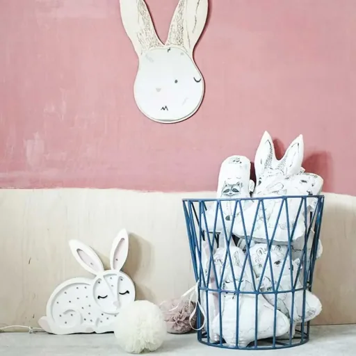 little lights Led Deko Kinderlampe Hase weiss