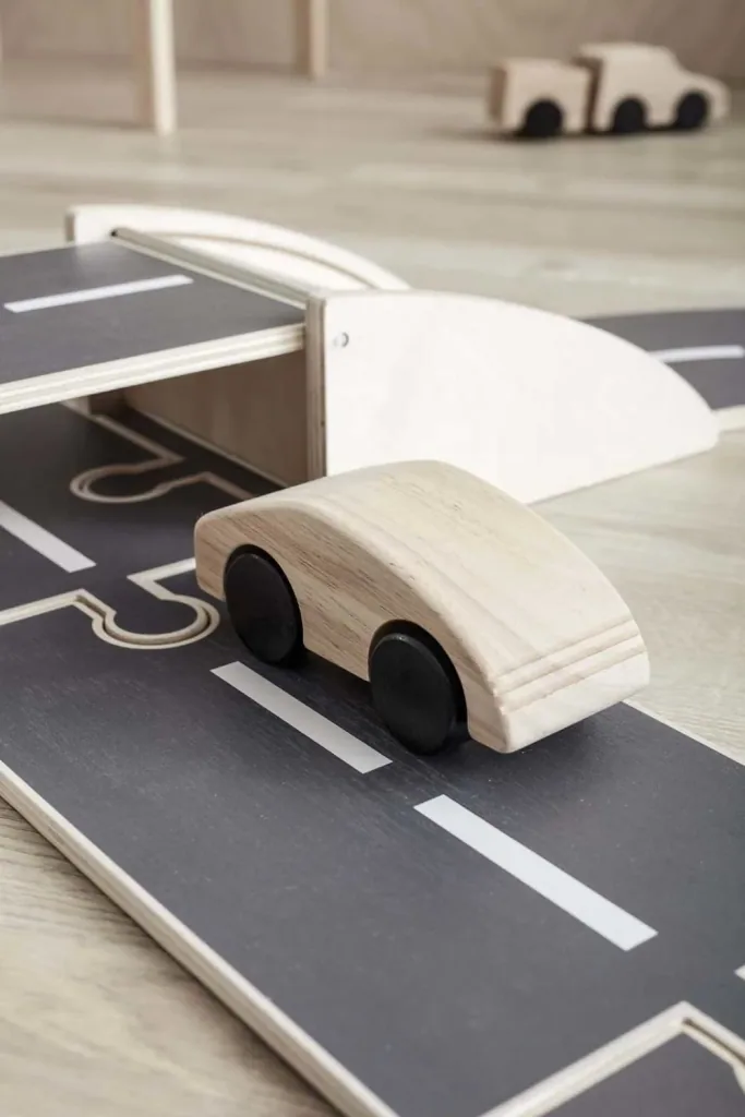 Kids Concept Spielzeug Sportwagen Holz natur