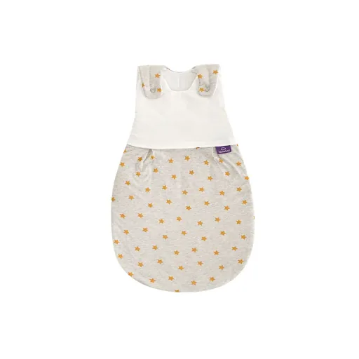 Träumeland Liebmich Baby Schlafsack, Schlummersack, Innenschlafsack 3 tlg. Set - Sternentraum Gelb, Grösse: 80/86