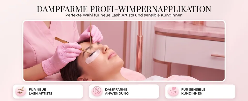 Ultra sensibles Wimpernkleber Liore Lash – Starker Halt Wimpernkleber, 3–4 Wochen Haltbarkeit, Kleber für Wimpernverlängerungen