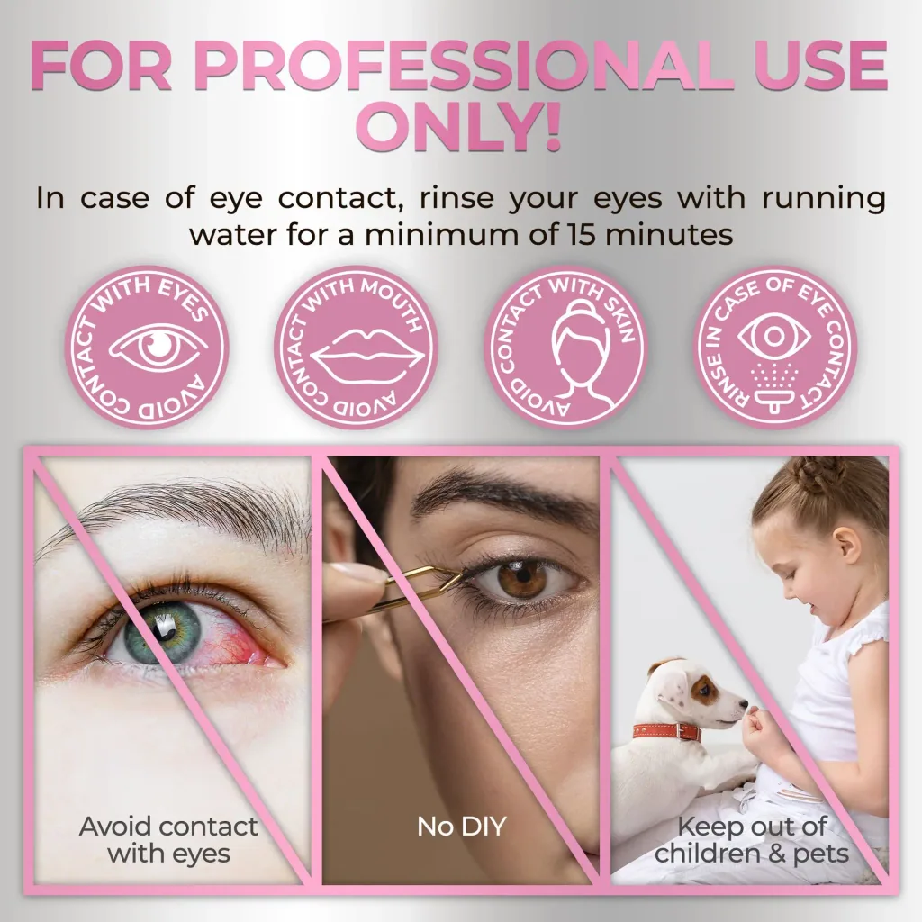 Wimpernverlängerungs-Primer – Liore Lash Profi-Wimpern-Vorbereitung, Bis zu 35 % längere Haltbarkeit, Entfernt Öle & Rückstände, Vorbehandlung für Wimpernverlängerungen, 15 ml