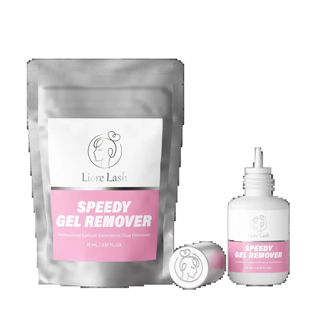 Wimpernverlängerungs-Gel-Remover – Liore Lash Schneller Remover, Schnelle Entfernung von Wimpernkleber in 60 Sekunden, Professionelle Gel-Formel für Wimpernverlängerungen, 15 ml