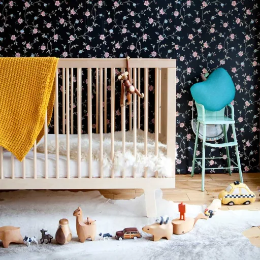 Oeuf Babybett Sparrow Walnuss 70 x 140