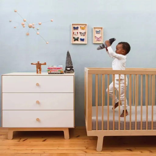 Oeuf Babybett Sparrow Walnuss 70 x 140