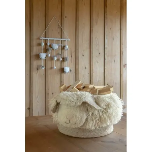 Lorena Canals Aufbewahrungskorb "Pink Nose Sheep"
