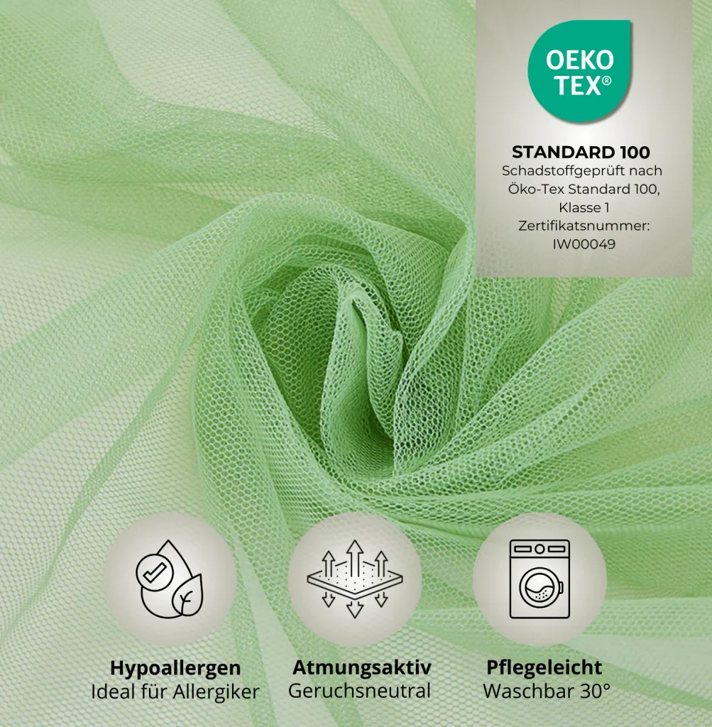 Alavya Home Hausbett Deko-Set 150x350 cm, 3-teilig: 2 Betthimmel + Wimpelkette, Khaki (ohne Lichterkette)