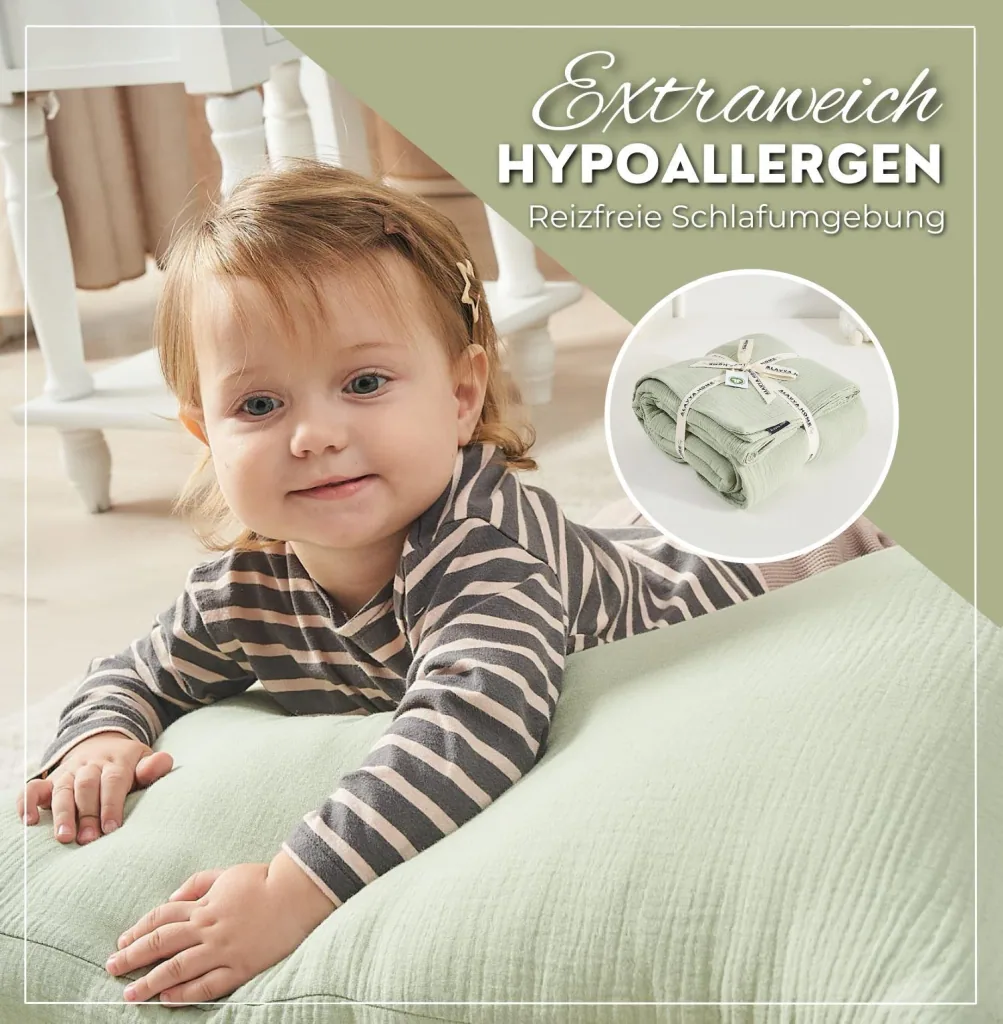 Alavya Home Kinderbettwäsche 135x200 cm Baumwolle - 2er-Set, Khaki