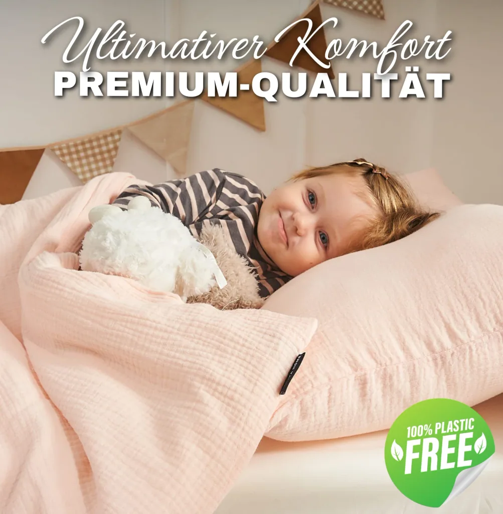 Alavya Home Kinderbettwäsche 135x100 cm Baumwolle - 2er-Set, Pink