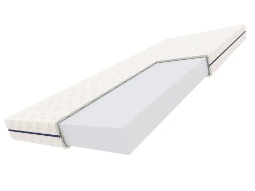 Alavya Home Kindermatratze 80 x 160 cm COZY Optional mit Bettlaken Kaltschaummatratze 160x80 Weiß - ohne Spannbettlaken