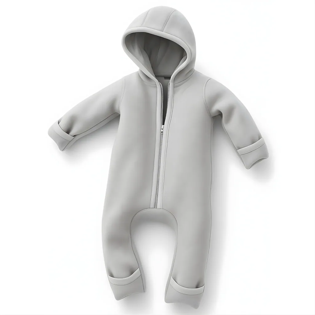 Alavya Home Walkoverall Bio-Schurwolle - Pastel Grau - 62/68