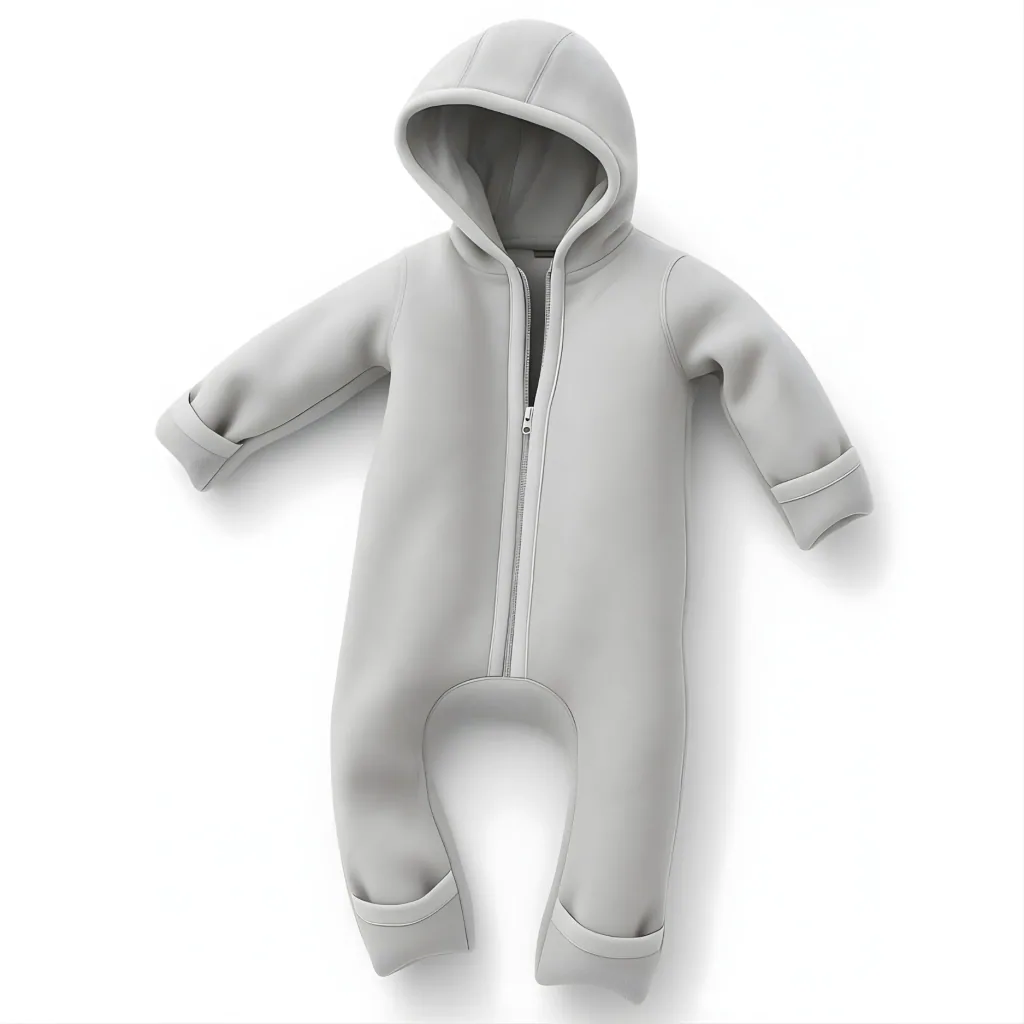 Alavya Home Walkoverall Bio-Schurwolle - Pastel Grau - 74/80