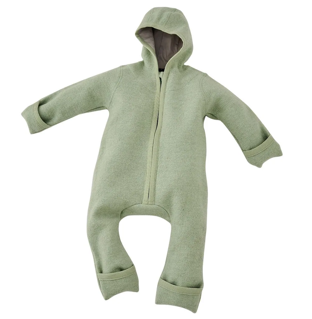 Alavya Home Walkoverall Bio-Schurwolle - Pastel Khaki - 62/68