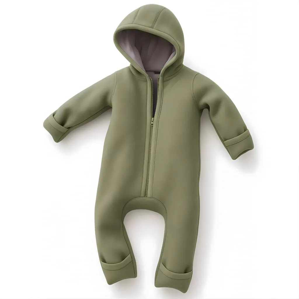 Alavya Home Walkoverall Bio-Schurwolle - Pastel Khaki - 98/104